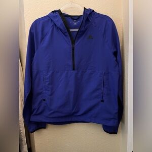 Adidas Royal Blue Half-Zip Jacket